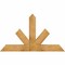 Ekena Millwork Saratoga Rough Sawn Timber Gable Bracket, Western Red Cedar, 60"W x 35"H x 6"D x 6"F, 14/12 Pitch GBW060X35X0606SAR00RWR - alternate 1